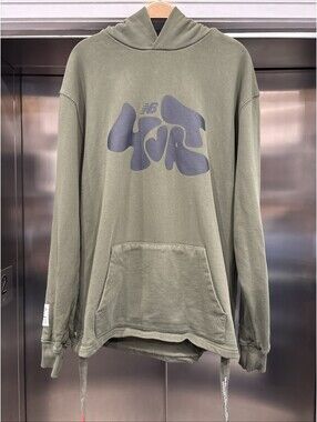 Moss Green Salehe Bembury X New Balance Collab Pullover Sweater Sz M